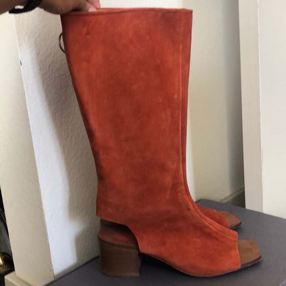 Zara Muted Orange Medium Heel